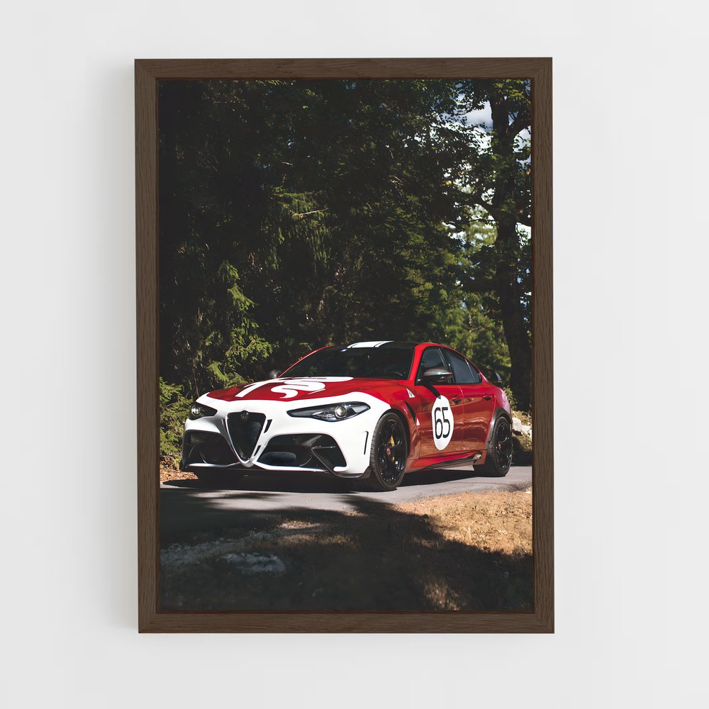 Poster Giulia gtam – affiche Alfa Romeo (vue 5)